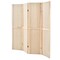 4-Panel Pegboard Display 5 Feet Tall Folding Privacy Screen for Craft Display Organized